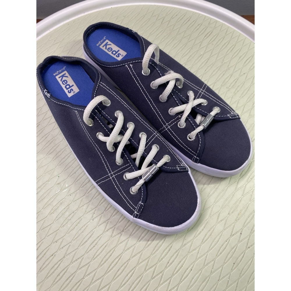 Keds Champion Canvas Lace Up Sneaker Women's NAVY Sz.6-6.5 US‎
